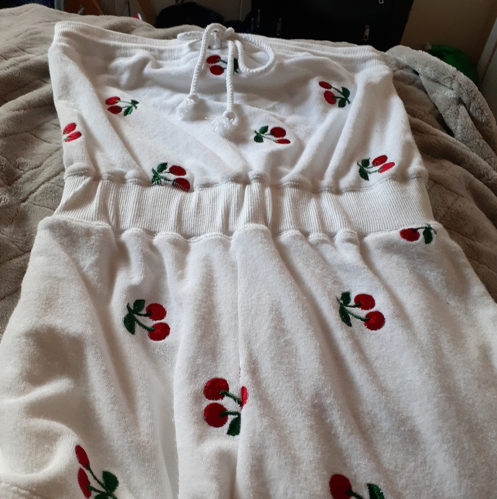 BETSEY JOHNSON TERRY CLOTH  JUMPER